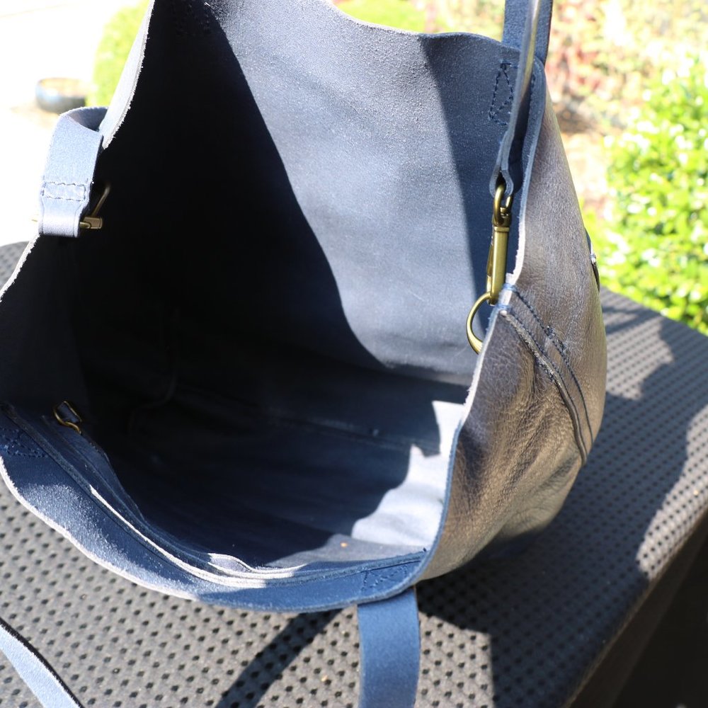 Madewell Medium Transport Tote -BLUE - Picture 5 of 5